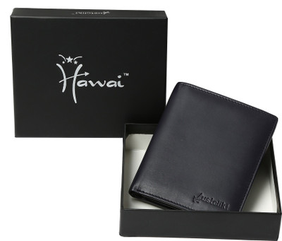 

Justclik Men Blue Genuine Leather Wallet(8 Card Slots)