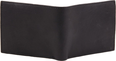 

UC Men Black Genuine Leather Wallet(6 Card Slots), Black-1113
