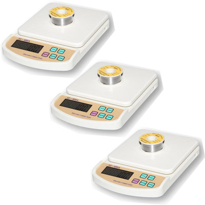 AmtiQ New Digital Electronic (Pack of 3) SF 400A 5Kg Kitchen Weighing Scale(Off-White) available at flipkart for Rs.1327