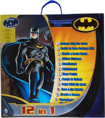 

kidoz kingdom STERLING 12 IN 1 BATMAN PLAY AND LERN Board Game