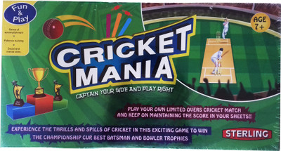 

kidoz kingdom STERLING CRICKET MANIA Board Game
