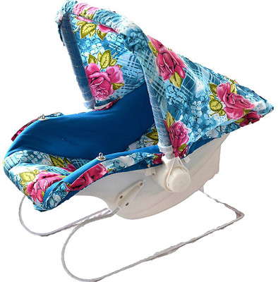 

Taaza Garam Kids High Quality Imported Baby Multipurpose Carry Cot 11 in 1 Non-electric Bouncer(Blue)