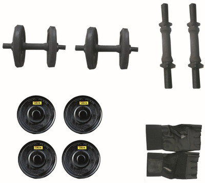 

Iris 10 KG Adjustable Dumbbell(10 kg), Black