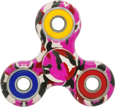

Montez Pink Graphic Print Metal Bearing Fidget Spinner Toy(Multicolor)