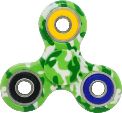 

Montez Green Graphic Print Metal Fidget Spinner Toy(Multicolor)