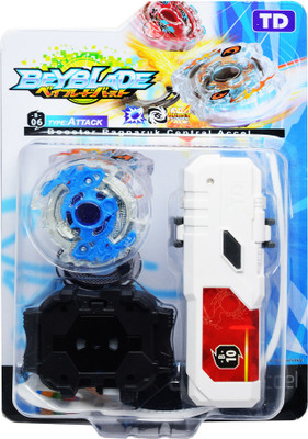 

Apurbas Beyblade Burst B06 Booster Ragnaruk Central Accel Burst System(Blue)