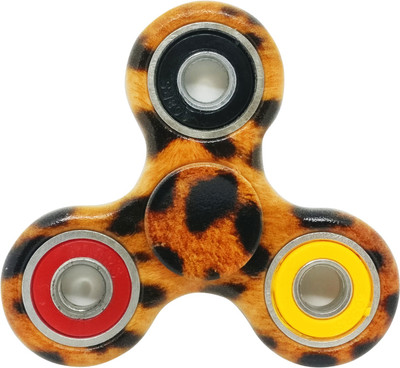 

Montez Cheetah Print Graphic Metal Bearing Fidget Spinner Toy(Multicolor)