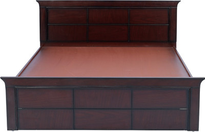 

shop klass Solid Wood Queen Bed(Finish Color - chocolate brown)
