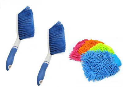 

Mily Plastic Wet and Dry Brush(Multicolor, Pack of 6)