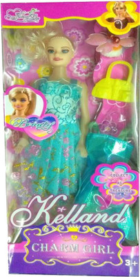 

PRESENTSALE charm doll with her dress for baby kids(Multicolor)