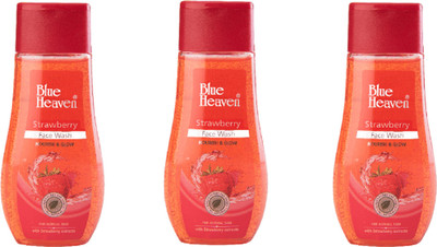 

Blue Heaven Strawberry Face Wash pack of 3 Face Wash(300 ml)