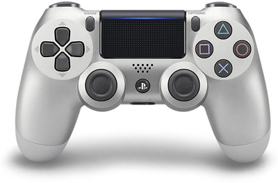 

Sony PS4 DualShock Controller - V2 (Silver) Gamepad(Silver, For PS4)
