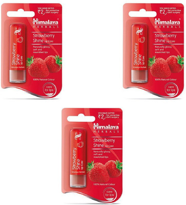 

Himalaya lip balm strawberry(Pack of: 3, 13.5 g)