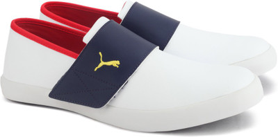 

Puma El Rey Milano II DP Sneakers For Men(White, White-navy blue-high risk red-dandelion