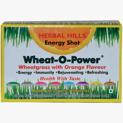 

Herbal Hills Wheat-O-Power 2g x 30 Sachets - Orange Flavour(60 g)