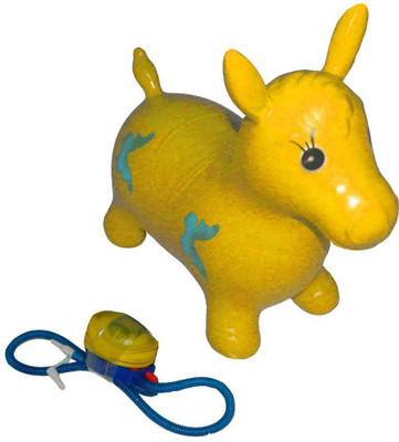 

Crack4Deal Yellow Colour Hopping Horse With pump(Yellow)