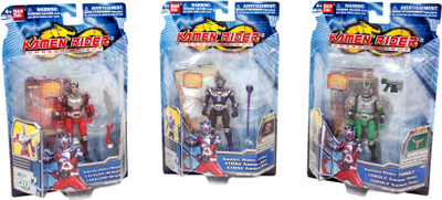 

Tipi Tipi Tap Kamen Rider Action Figure With Movable Parts and Weapon Accesory(Multicolor)