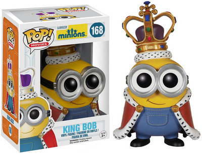 

24x7eMall Minions King Bob Action Figure: Funko Pop! Vinyl Figure Dimensions- 12 X 16 X 9 Cm(Multicolor)