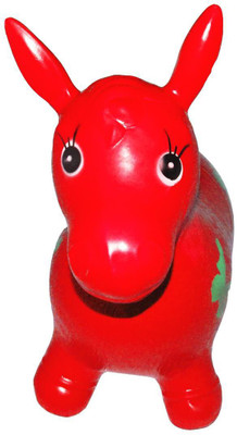 

Crack4Deal Red Colour Hopping Horse With pump(Red)