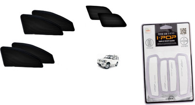 

Petrox Premium Quality Zipper Magnetic Car Curtain With Ipop Door Guard For New Scorpio Combo