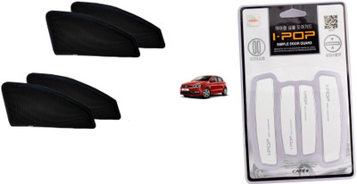 

typhon Premium Quality Zipper Magnetic Car Curtain With Ipop Door Guard For Polo Combo