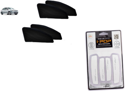 

Petrox Premium Quality Zipper Magnetic Car Curtain With Ipop Door Guard For Verna Fluidic Combo