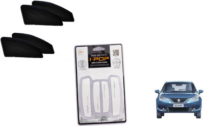 

Typhon Premium Quality Zipper Magnetic Car Curtain With Ipop Door Guard For Baleno Combo