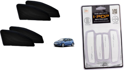 

Petrox Premium Quality Zipper Magnetic Car Curtain With Ipop Door Guard For Polo Exquisite Combo
