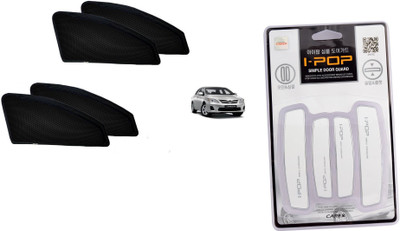 

typhon Premium Quality Zipper Magnetic Car Curtain With Ipop Door Guard For Corolla Combo