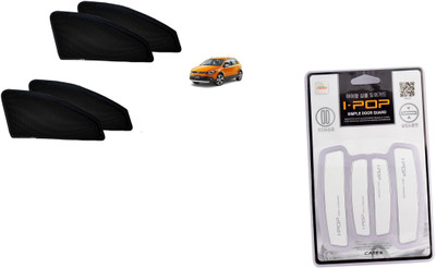 

Typhon Premium Quality Zipper Magnetic Car Curtain With Ipop Door Guard For Polo Cross Combo