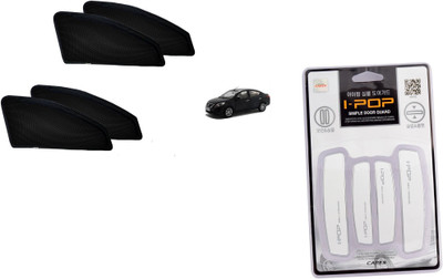 

Typhon Premium Quality Zipper Magnetic Car Curtain With Ipop Door Guard For Sunny Combo
