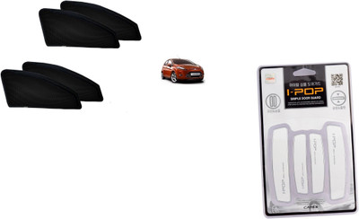 

Typhon Premium Quality Zipper Magnetic Car Curtain With Ipop Door Guard For New Fiesta Combo