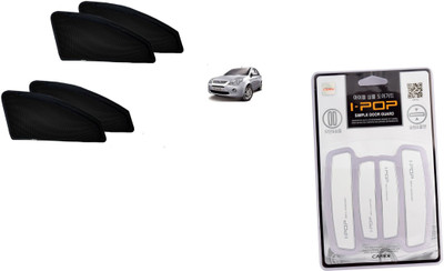 

Typhon Premium Quality Zipper Magnetic Car Curtain With Ipop Door Guard For Fiesta Combo