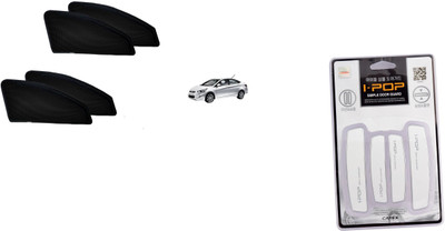 

Petrox Premium Quality Zipper Magnetic Car Curtain With Ipop Door Guard For Verna Combo