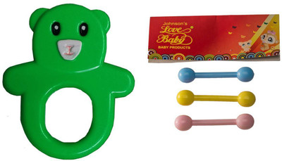 

Love Baby BT24 Green Combo Rattle(Green)