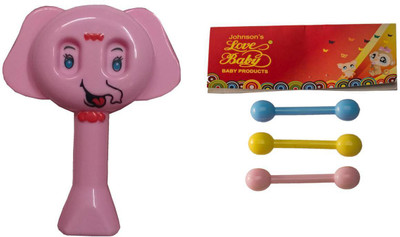 

Love Baby BT25 PInk Combo Rattle(Pink)