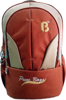 

Pune Bags PB-012 20 L Backpack(White, Orange)