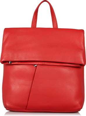 

Leather Zentrum LZBP106 10 L Backpack(Red)