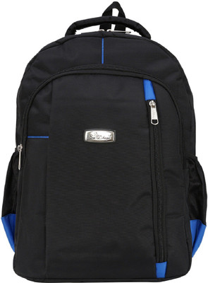 

SuiDhaga 18 Inches Mattie Black+Blue Casual Laptop Backpacks Contains 2 Main Compartments & Two Other Front Zippered Pockets 33.511 L Laptop Backpack(Multicolor)