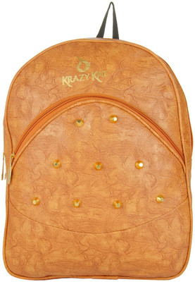

JG Shoppe JGTrendy159 6 L Backpack(Tan), Orange