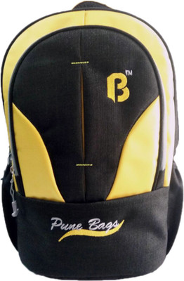 

Pune Bags PB-009 20 L Backpack(Black, Yellow)