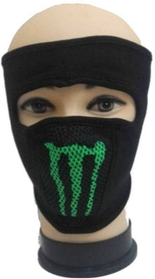 

Saifpro Black, Green Bike Face Mask for Men & Women(Size: Free, Balaclava)