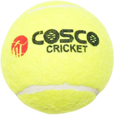 Cosco CRICKET (NORMAL/HI-BOUNCE) Cricket Tennis Ball(Pack of 1, Multicolor) available at flipkart for Rs.314