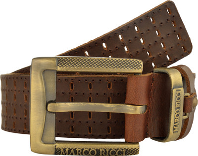 

MARCO RICCI Men Casual Brown Genuine Leather Belt