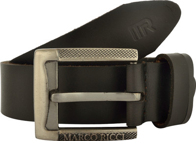 

MARCO RICCI Men Casual Black Genuine Leather Belt