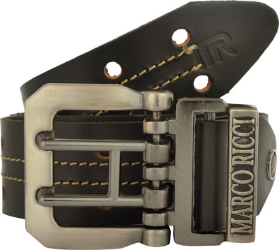 

MARCO RICCI Men Casual Black Genuine Leather Belt