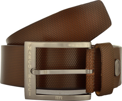 

MARCO RICCI Men Casual Brown Genuine Leather Belt