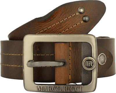

MARCO RICCI Men Casual Brown Genuine Leather Belt