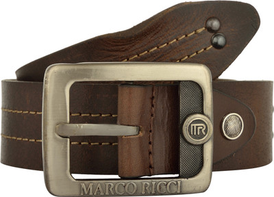 

MARCO RICCI Men Casual Brown Genuine Leather Belt