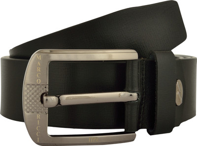 

MARCO RICCI Men Casual Black Genuine Leather Belt
